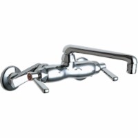 Chicago Faucets 445-E35ABCP Kitchen Sink Faucet - Polished Chrome Plate