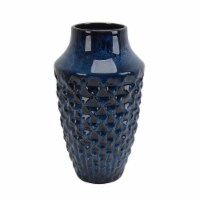 Ceramic Vase 12 H, Blue