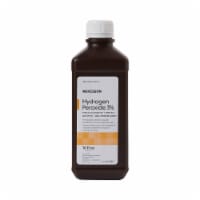 McKesson Antiseptic Hydrogen Peroxide 16 oz. Bottle Topical Liquid 3% Strength