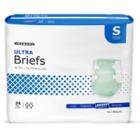 McKesson Ultra Adult Incontinence Brief S Heavy Absorbency BRULSM, Heavy, 96 Ct