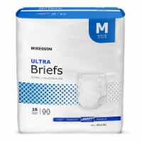 McKesson Ultra Adult Incontinence Brief M Heavy Absorbency Contoured, BRULMD, Heavy, 96 Ct