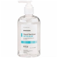 McKesson Ethyl Alcohol Fresh Scent Hand Sanitizer with Aloe 8 oz. Pump Bottle 24 Ct