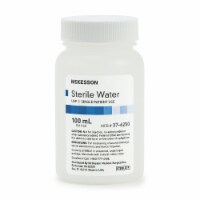 McKesson Irrigation Solution 100 mL Not for Injection Bottle, Screw Top 1 Each