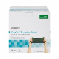 McKesson CanDo Exercise Resistance Band Green Medium Resistance 5 x 50 Yd. 169-5223, 1 Each