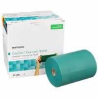 McKesson CanDo Exercise Resistance Band Green Medium Resistance 5 x 25 Yd 169-5633, 1 Each