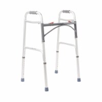 McKesson Aluminum 32 to 39 H Folding Walker up to 350 lbs