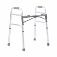 McKesson Aluminum 25 to 32 H Junior Folding Walker up to 350 lbs
