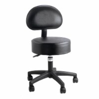 McKesson Exam Stool Backrest Black 16 to 23'' Height Range 5 Casters 81-22100B-WR041, 1 Ct