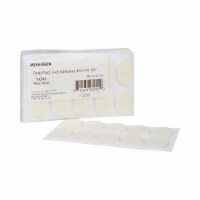 McKesson Pedi-Pad White Protective Pad 1/8 Inch Thick Adhesive for the Foot 30130, 100 Ct