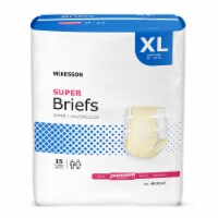 McKesson Adult Incontinence Brief XL Moderate Absorbency BR30645, Moderate, 60 Ct