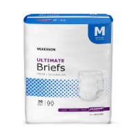 McKesson Adult Incontinence Brief M Heavy Absorbency BR33890, Maximum, 16 Ct