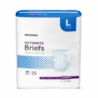 McKesson Adult Incontinence Brief L Heavy Absorbency BR33892, Maximum, 18 Ct