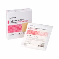McKesson Foam Dressing 6 x 6  Square No Border Film Backing 16-4738 10 per Box