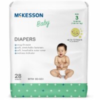 McKesson Baby Baby Diaper Size 3, 16 to 28 lbs. BD-SZ3, 112 Ct