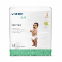 McKesson Baby Baby Diaper Size 4, 22 to 37 lbs. BD-SZ4, 31 Ct