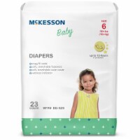 McKesson Baby Baby Diaper Size 6, Over 35 lbs. BD-SZ6, 92 Ct
