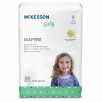 McKesson Baby Baby Diaper Size 7, Over 41 lbs. BD-SZ7, 20 Ct