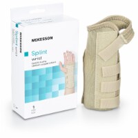 McKesson Aluminum / Cotton / Elastic Hook and Loop Wrist Brace for Left Hand 155-79-87088