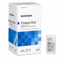 McKesson Peppermint Flavor Oral Pain Relief Benzocaine Oral Gel, 0.75 Gram