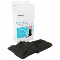 McKesson Black Ankle Brace Medium 12-13 Ankle Circumf. Lace-Up for the Foot 155-81-97045