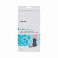 McKesson Black Ankle Brace Large 13-14 Ankle Circumf. Lace-Up for the Foot 155-81-97047