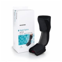 McKesson Black Dorsal Night Splint Small Medium Hook and Loop for the Foot 155-14040S-M