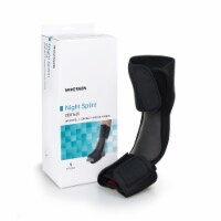 McKesson Black Dorsal Night Splint Large,X-Large Hook and Loop for the Foot 155-14040L-XL