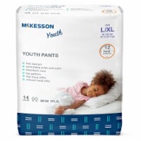 McKesson Youth Youth Absorbent Underwear Large / X-Large 60 to 125 lbs. YPLXL, 56 Ct