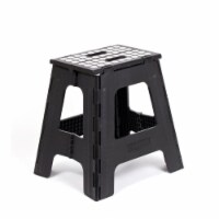 Step Stool Folding Tall Black
