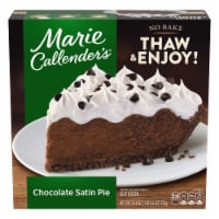 Marie Callender's Chocolate Satin Pie Frozen Dessert Perspective: Main