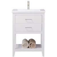 Design Element Group Cara 24  Single Sink Vanity in White