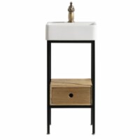 Design Element Group Cassidy 16  Single Sink Vanity in Natural