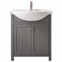 Design Element Marian 30  Single Sink Vanity In Gray