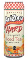 AriZona Hard Peach Tea Aluminum Can Perspective: Main