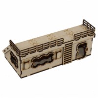 Laser Craft Workshop LCW1316 8 x 4 in. S38 Ridgeback Hab Housing Miniature Accessories