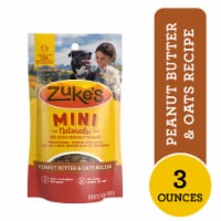 Zuke's Mini Naturals Training Dog Treats Peanut Butter & Oats Recipe Perspective: Main