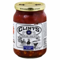 Clints Salsa Black Bean & Corn 16 oz Perspective: Main