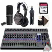 Zoom Livetrak L-20 Digital Mixer Multitrack Recorder + Accessory Bundle