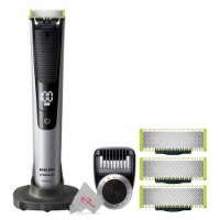 Oneblade Qp6520/70 Electric Trimmer And Shaver With Three Oneblade Replacement Blade