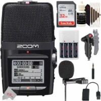 Zoom H2n Ext 2-input 4 Track Handy Digital Audio Recorder + Streaming Mic Kit