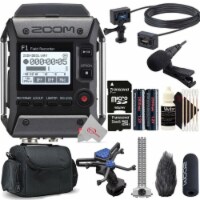 Zoom F1-lp 2-input / 2-track Field Recorder With Mic + Smf-1 Shock Mount Top Kit