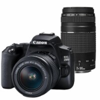 Canon Eos 250d / Rebel Sl3 24.1mp 4k Digital Slr Camera With 18-55 And 75-300mm Lenses Perspective: Main