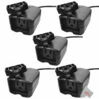 5x Vivitar Outdoor Waterproof Smart Plug WiFi Outlet No Hub Required