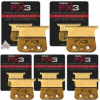 5x Babyliss Pro FX703G FX3 DLC Titanium Ultra-Thin Blade Zero Gap Blade