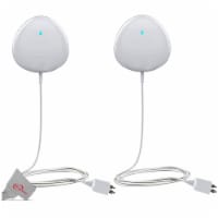 2x Smart Leak Sensor Alerts Your Mobile Protects from Water Electrical Dangers