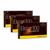 3x Kodak Professional Ektar 100 Color Negative Film - 120 Roll Film, 5-Pack