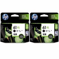 2x HP 61XL High Yield Black Original Ink Cartridge 960 Pages