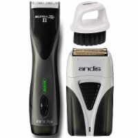 Andis Supra ZR II Cordless CeramicEdge Blade Clipper + Profoil Cordless Shaver