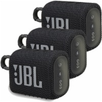 3x JBL Go 3 Portable Waterproof Wireless IP67 Dustproof Bluetooth Speaker Black