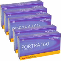 5x Kodak Portra 160 Color Negative Film ISO 160, Size 120, 5-Pack